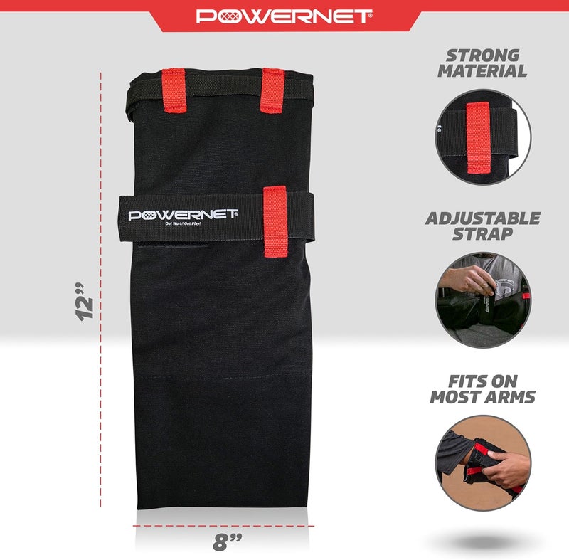 PowerNet Pitching Sleeve, Softball & Baseball Sock Trainer Improves Throwing Mechanics & Velocity, Adjustable Sock Aid Simulates a Towel Throwing Warm-Up Exercise, Baseball Gear for All Skill Levels - Image 3